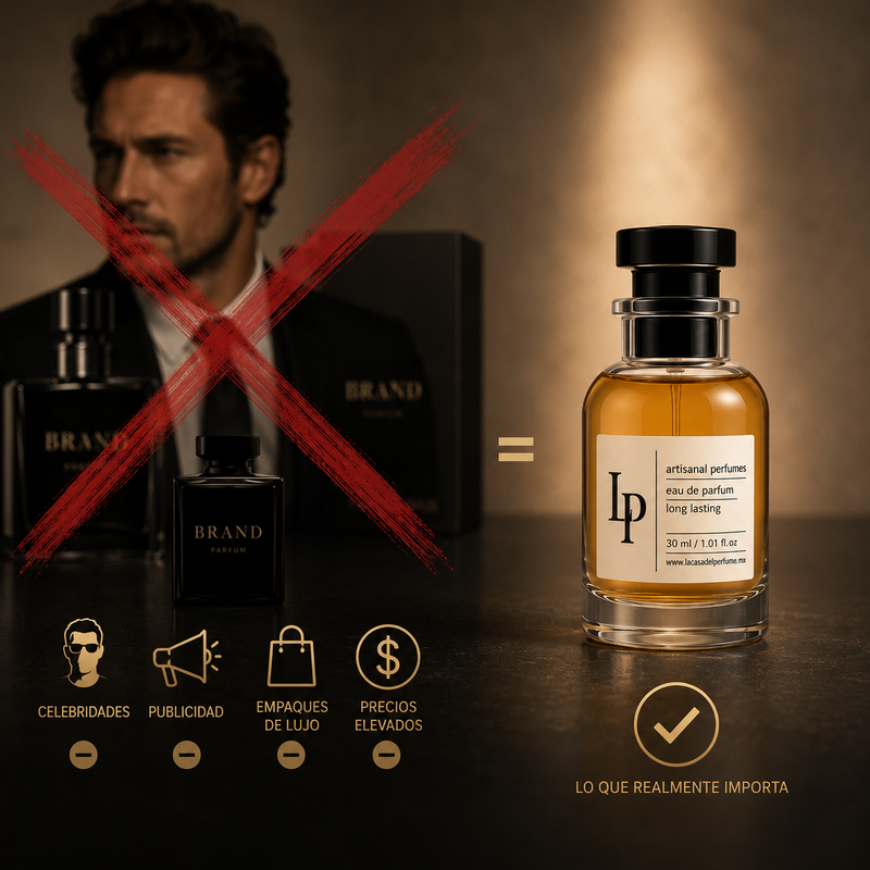 NO PAGAS POR EL LOGO. PAGAS POR EL AROMA.